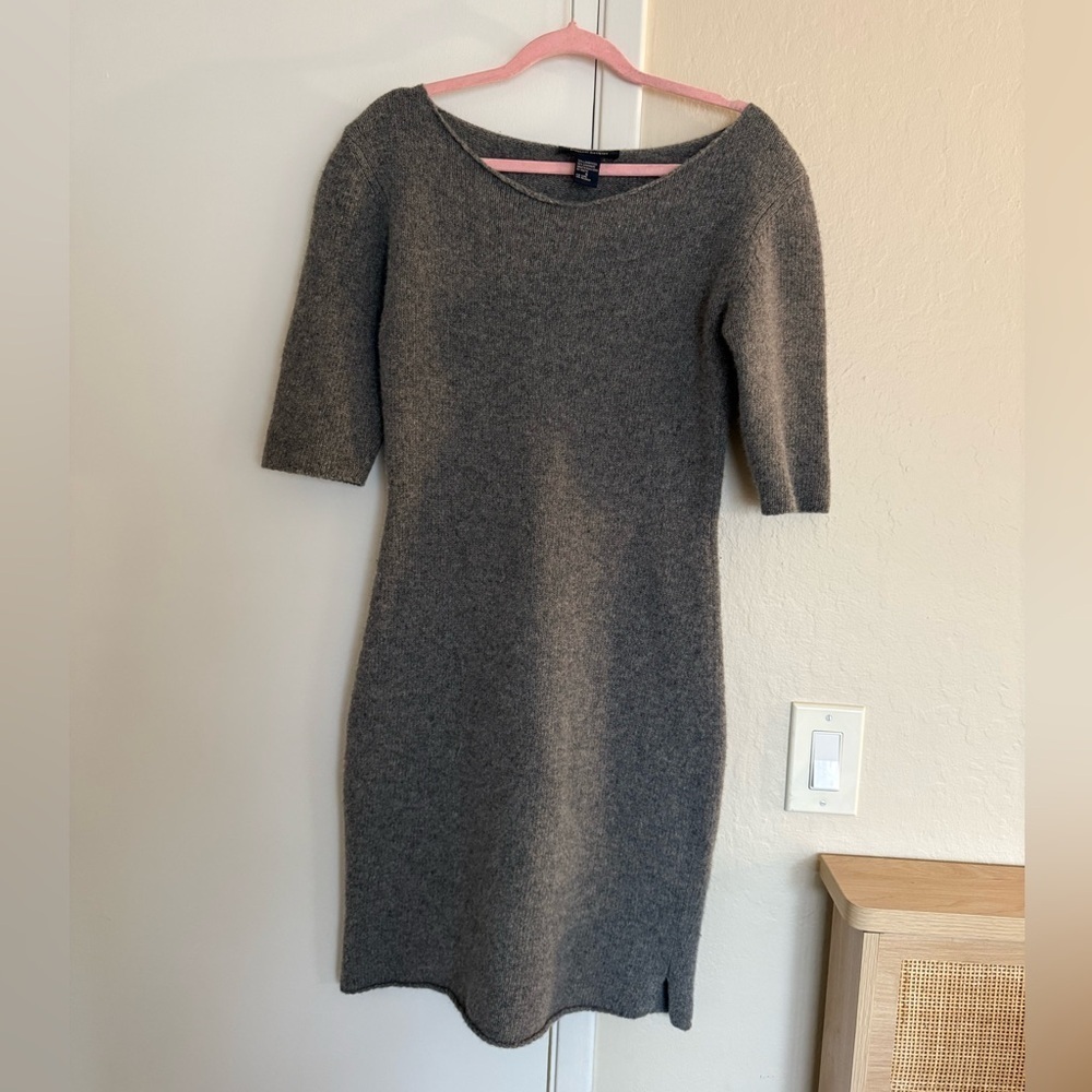 Boston Proper Charcoal Dress